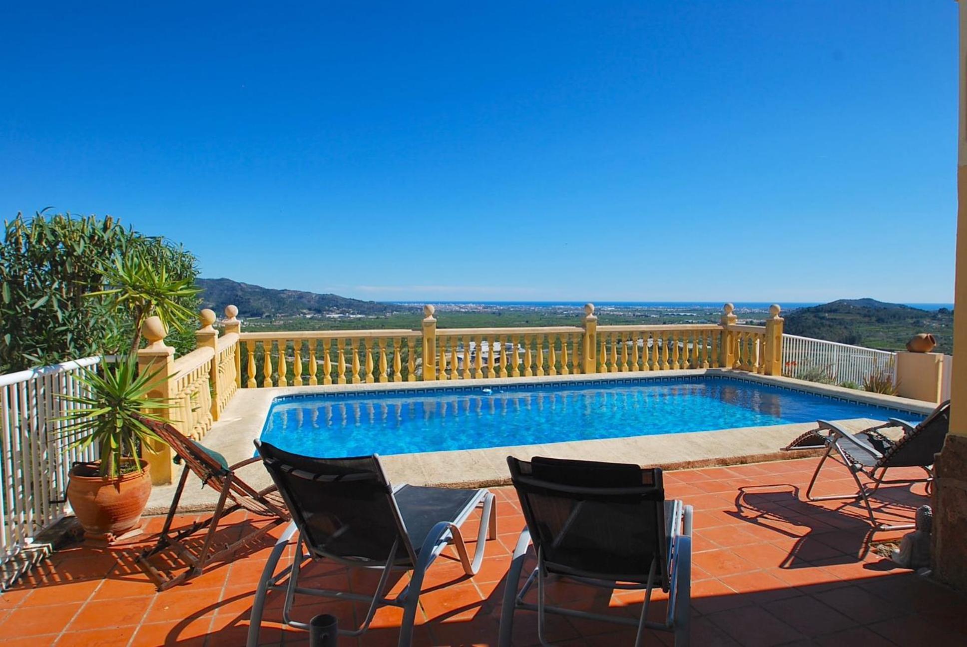 Holiday Villa With Breathtaking Sea- And Panoramic Views And Private Pool Ador Exterior photo